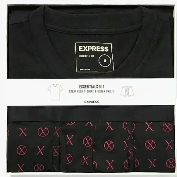 Crew Neck T-Shirt & Boxer Briefs Set - Picture 2 of 8